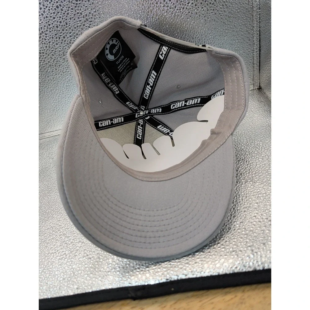 Can Am BRP Logo Khaki Baseball Hat Off Road ATV Motorsports Fitted Size Snapback